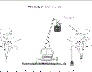 Bản vẽ,thi công,đèn chiếu sáng,thi công chiếu sáng,biện pháp lắp đèn